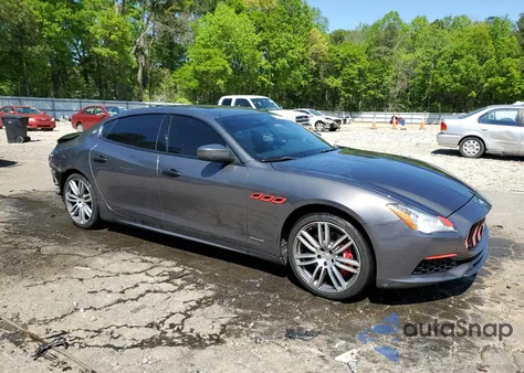 2017 Maserati Quattroporte S z USA, uszkodzony, nr VIN ZAM56RRL0H1252323